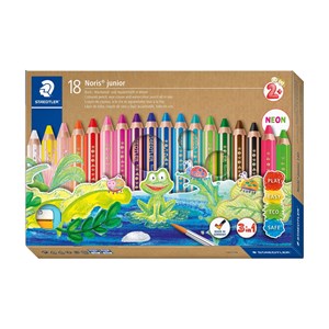 Färgpennor Staedtler Noris Junior 140 18 färger