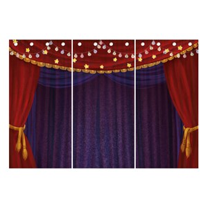 Teaterkulisse Gardin