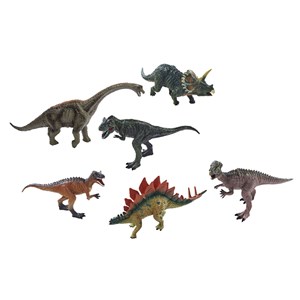 Dinosaurier 15 cm 6 olika