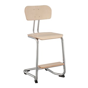 Studentstol Selekta medar sh.52 cm, bjørk hpl