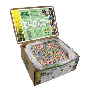 NABBI BioBeads Rørperler Låda 55000 Pastell Mix