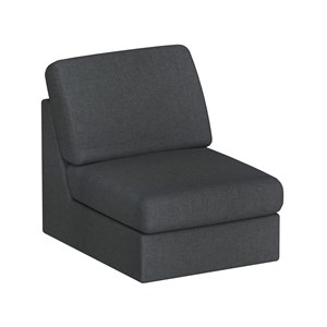 Modulær soffa Move 1-spors B.65 cm, mørkegrå vouge