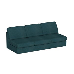 Modulær soffa Move 3-plass L.195 cm, havblå vouge