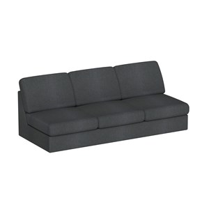 Modulærsoffa Move 3-spors L.195 cm, mørkegrå vouge