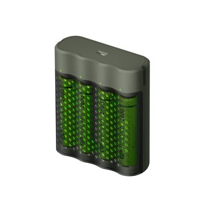 Batteriladdare M451 inkl. 4st AA 2600mAh-batterier