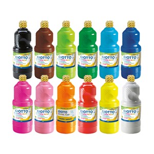 Giotto Ready Mixed 12 färger x 1 liter