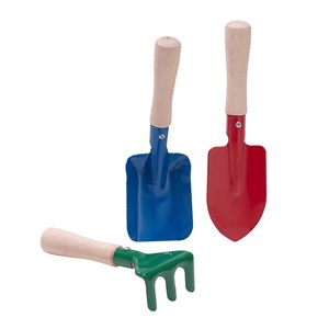 Miniredskap i metall 3-delar