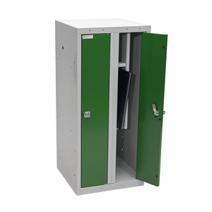 Skolskåp 2x1 fack,B20xD40xH90 cm,plant tak REA