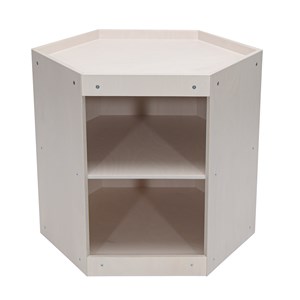 Lekbord Hexagon 60, vitpigmenterad