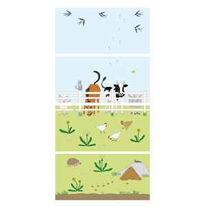 Akustikkplate Landet 100x50 cm
