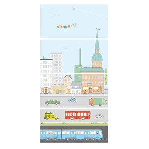 Akustikkplate Byen 100x50 cm