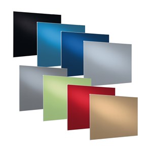 Stofftavle med aluramme 150x120 cm