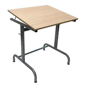 Elevbord U-stativ 70x60 cm, björklaminat REA