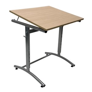 Elevbord Båg-stativ 70x60 cm, björkklaminat REA