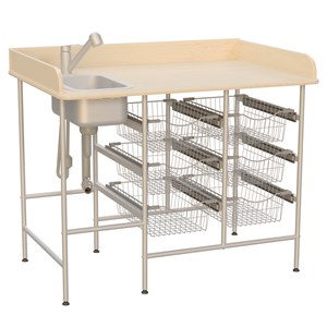 Stellebord Hugo 120 med vask
