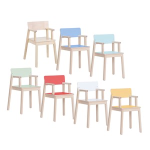 Barnestol Malin med armlene sh 38cm