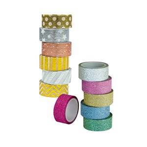 Washitape 6 forskjellige