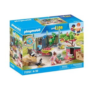 Playmobil Hönshus Tiny house trädgård