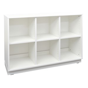 Quadro Modul M, 6 fack liggande, vit