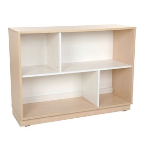 Quadro Modul M, 4 fack asymetriskt, björk