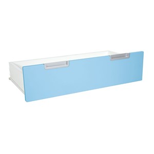 Quadro Låda bred B75 cm, ljusblå