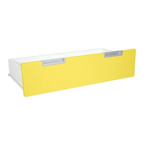 Quadro Låda bred B75 cm, gul