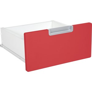 Quadro Mittlåda smal B37 cm, röd