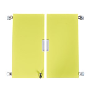 Quadro Dubbeldörr stomme u m.vägg H75 cm, lime