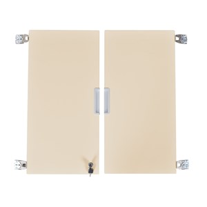 Quadro Dubbeldörr stomme u m.vägg H75 cm, beige