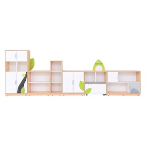 Quadro förvaring Flora, 6 moduler med tillbehör