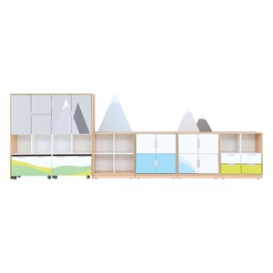 Quadro förvaring Berg,5 moduler med tillbehör