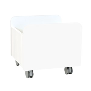 Quadro Mobil boklåda medium, vit, vit stomme