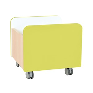 Quadro Mobil boklåda medium, lime, björkstomme