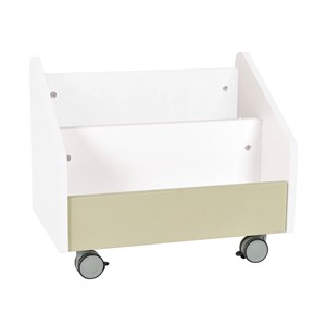 Quadro Mobil boklåda stor, vit, vit stomme