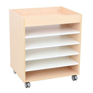 Quadro Materialvagn på hjul 69x56x80 cm