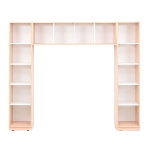 Quadro Modul läshörna XL med ljus 14 fack, björk