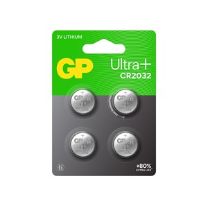 Knappcellsbatteri 3V Lithium CR2032 4-pack