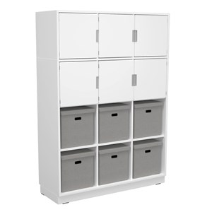 Quadro Förvaring set 94, vit stomme