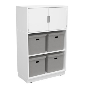 Quadro Förvaring set 103, vit stomme