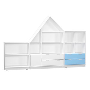 Quadro Förvaring set 167, vit stomme