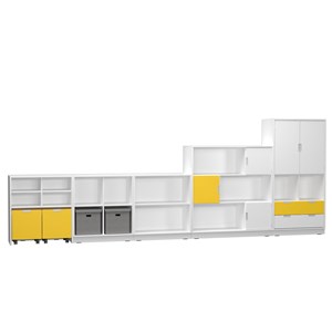 Quadro Förvaring set 179, vit stomme