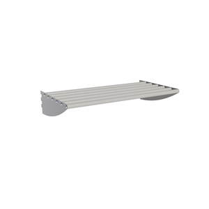 Skohylla Basic 2-plats B 60 cm, grå