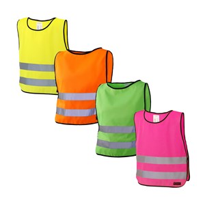 Refleksvest XXS borrelåslukking i siden