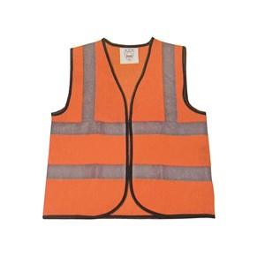 Refleksvest barn L lengde 50 cm Ø 90 cm, rød