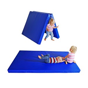 Gymnastikmatta, blå