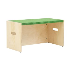 Scenmodul Moje B66xD33xH34 cm, grön matta