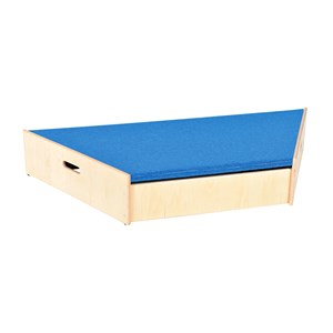Scen Moje Trapets H 30 cm, blå matta