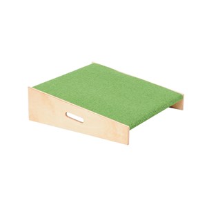 Scenmodul Moje Ramp 66x66xH20 cm, grön matta
