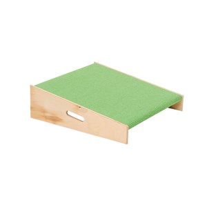 Scenmodul Moje Ramp 66x66xH20 cm, lj.grön matta

