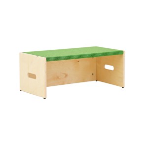 Scenmodul Moje B66xD33xH26 cm, grön matta